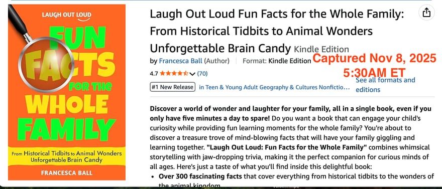 #1 New Release in Teen & Young Adult Geography & Cultures Nonfiction