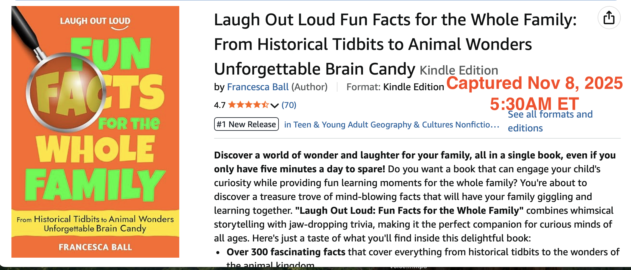 #1 New Release in Teen & Young Adult Geography & Cultures Nonfiction